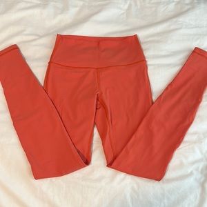 Lululemon warm coral size 4  31” leggings
